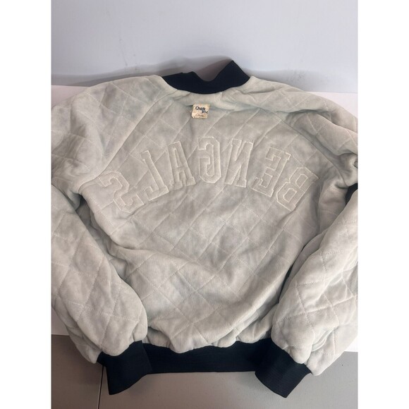 VTG Chalk Line Bomber Jacket Black Cincinnati Bengals Football-NFL Mens Large - Picture 16 of 16